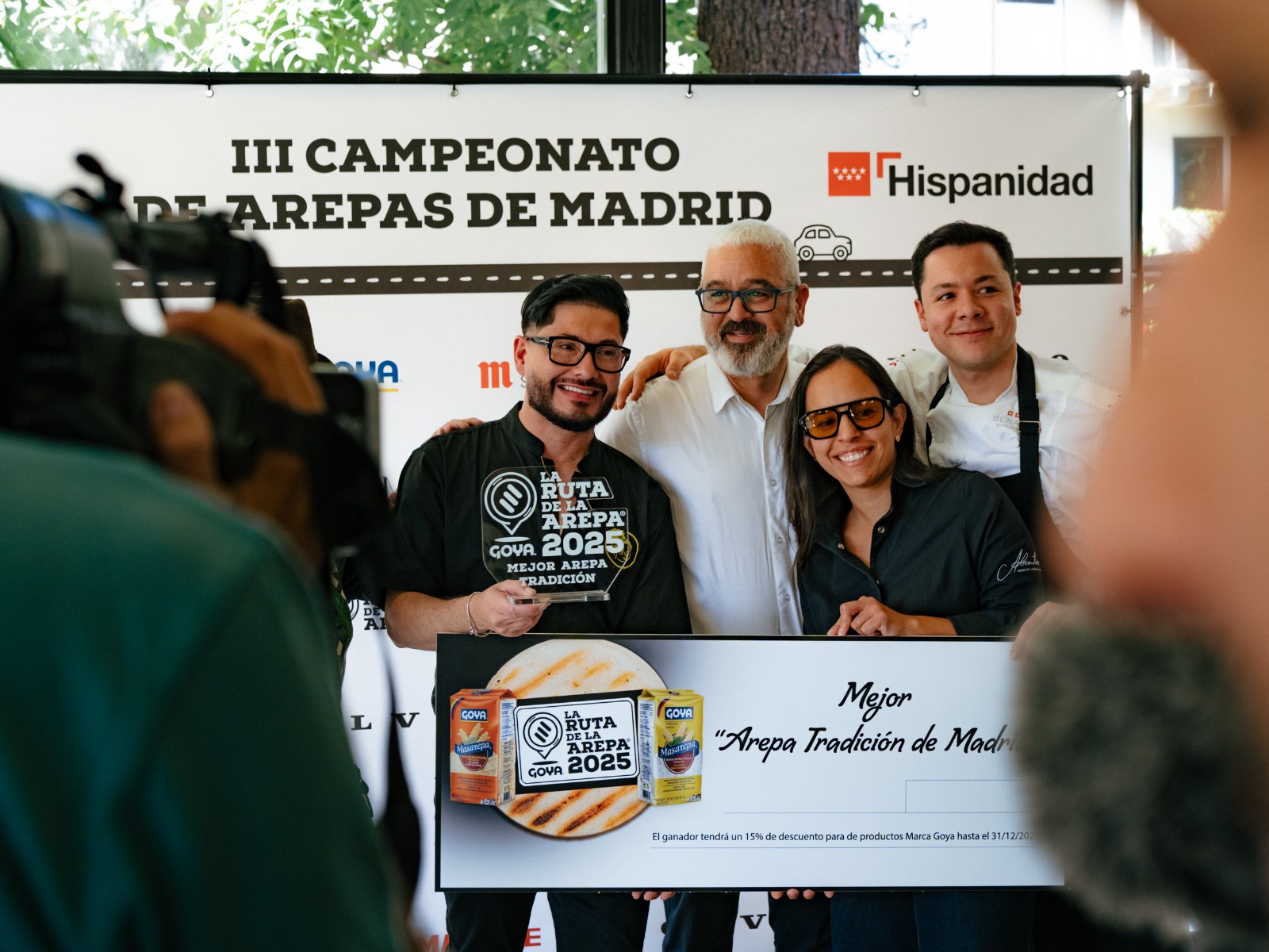 Ganadores del Campeonato de Arepas de Madrid 2025
