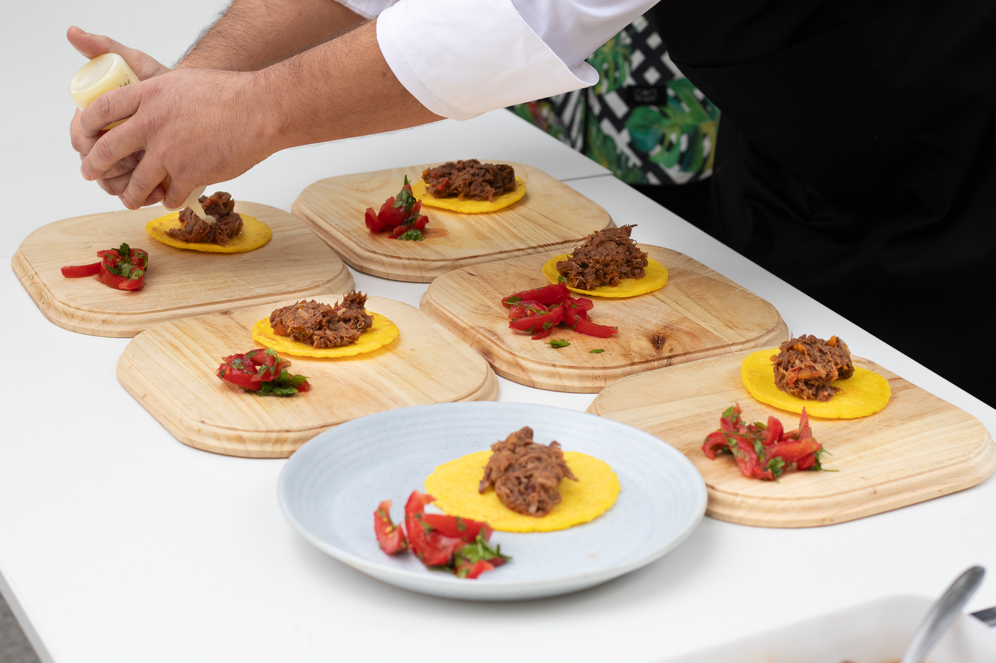 Preparación de arepas